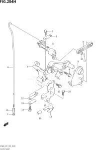 04004F-410001 (2014) 40hp E34-Italy (DF40AST) DF40A drawing CLUTCH SHAFT (DF60A:E40)