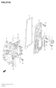 11503Z-310001 (2013) 115hp E03-USA (DF115AZ) DF115AZ drawing RECTIFIER