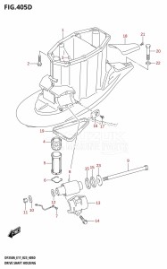 DF325A From 32501F-040001 (E01 E40)  2020 drawing DRIVE SHAFT HOUSING ((DF350AMD,DF300BMD):X-TRANSOM)