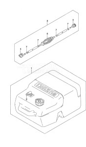 DF 9.9B drawing Fuel Tank