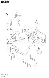 DF70 From 07001F-971001 (E03)  1999 drawing FUEL PUMP (K7,K8,K9)