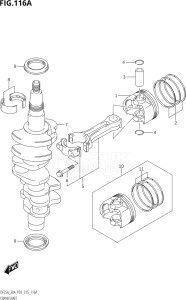 02504F-510001 (2005) 25hp P03-U.S.A (DF25A  DF25AQ  DF25AR  DF25AT  DF25ATH) DF25A drawing CRANKSHAFT