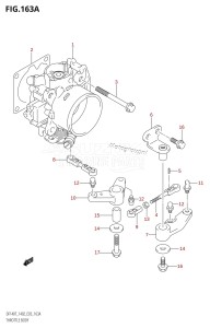 DF140 From 14001F-510001 (E03)  2005 drawing THROTTLE BODY