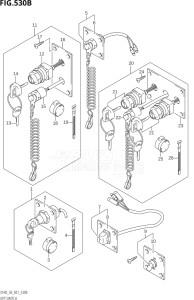 04001F-31001 (2013) 40hp E11-Gen. Export 2 (DF40QHY  DF40TY) DF40 drawing OPT:SWITCH (K5,K6,K7,K8,K9,K10)