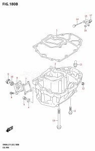 DF60A From 06002F-240001 (E01 E40 E11)  2022 drawing OIL PAN (DF40AQH,DF40ATH,DF50ATH,DF60AQH,DF60ATH,DF50AVT,DF50AVTH,DF60AVT,DF60AVTH)