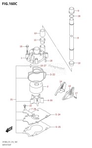 DF250A From 25003P-610001 (E01 E40)  2016 drawing WATER PUMP (DF300A:E40)