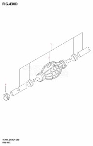 DF250A From 25003P-440001 (E11 - E40)  2024 drawing FUEL HOSE ((DF300A,DF250A):E11)