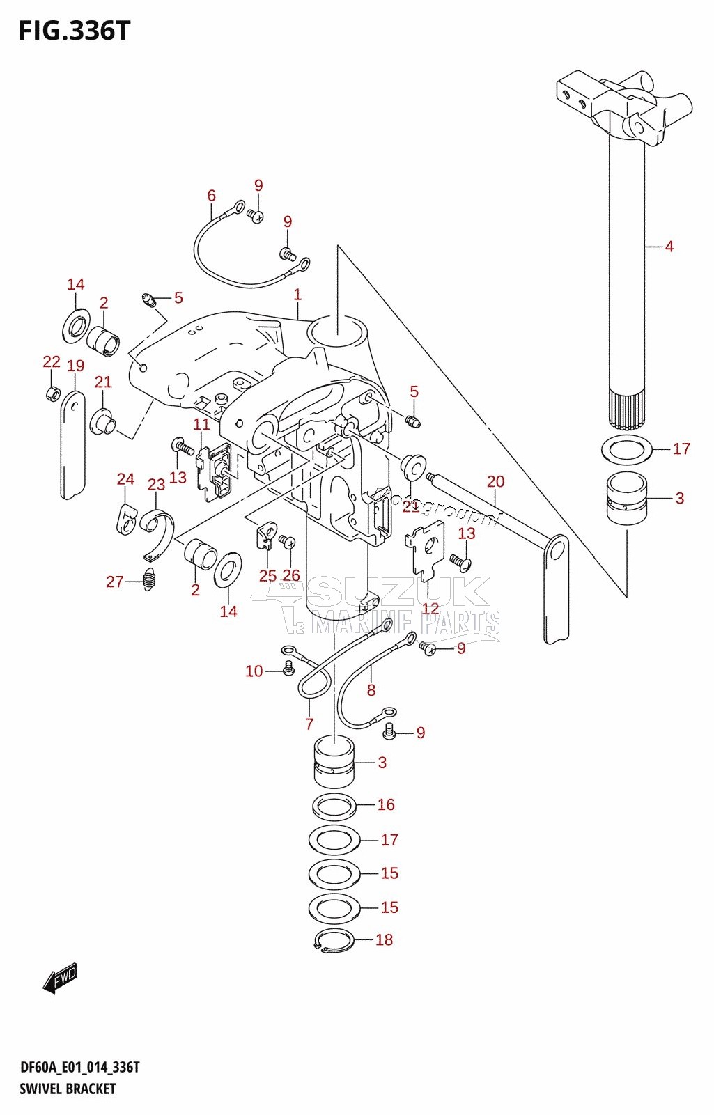 SWIVEL BRACKET (DF60AVTH:E01)