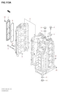 DF140Z From 14001Z-780001 (E03)  2007 drawing CYLINDER BLOCK