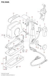 DF200 From 20002F-610001 (E01 E40)  2016 drawing OPT:REMOTE CONTROL ASSY SINGLE (1)