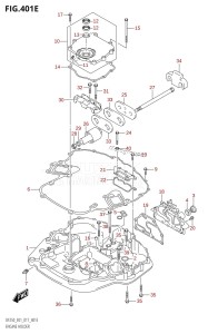 DF225Z From 22503Z-710001 (E01 E40)  2017 drawing ENGINE HOLDER (DF225T:E01)