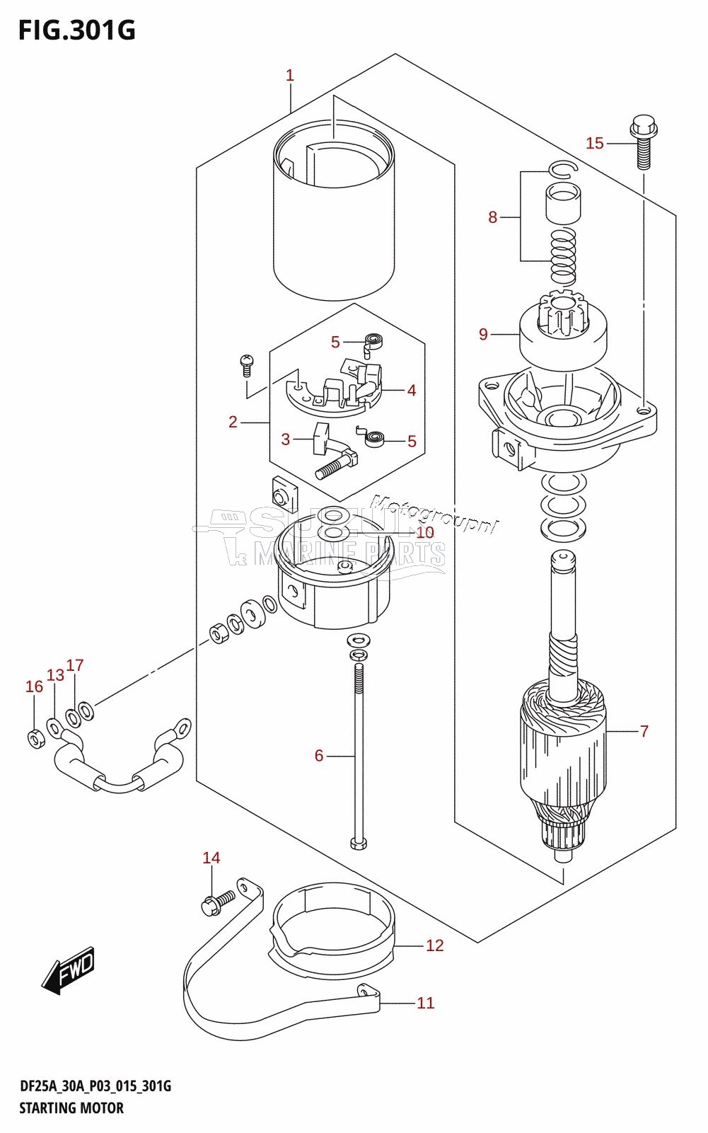 STARTING MOTOR (DF30ATH:P03)