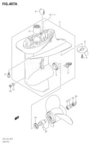 02001F-780001 (2007) 20hp E01-Gen. Export 1 (DF20RK7  DF20RK8) DF20 drawing GEAR CASE