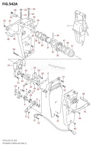 DF200Z From 20002Z-610001 (E03)  2016 drawing OPT:REMOTE CONTROL ASSY DUAL (2)