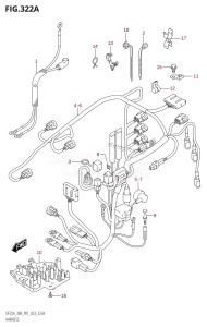 DF30A From 03003F-240001 (P01 P40)  2022 drawing HARNESS (DF25A,DF30A,DF30AQ)