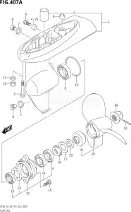 00503F-340001 (2023) 5hp P01-Gen. Export 1 (DF5A) DF5A drawing GEAR CASE