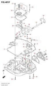 DF250Z From 25003Z-210001 (E03)  2012 drawing ENGINE HOLDER (DF250Z:E03)