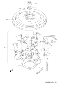 DT25AC From 02506-231001 ()  1992 drawing MAGNETO