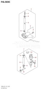 DF70A From 07003F-310001 (E01 E40)  2013 drawing OPT:METER (2) (DF70ATH:E01)