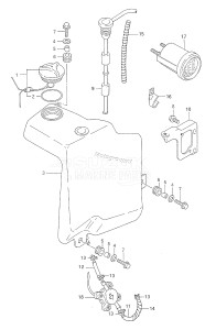 DT50 From 05004-971001 ()  1999 drawing OIL TANK