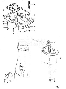 DT6 From 00601-401001 till 406518 ()  1984 drawing DRIVESHAFT HOUSING