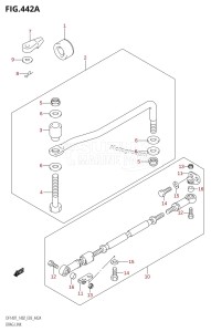 DF140 From 14001F-251001 (E03)  2002 drawing DRAG LINK