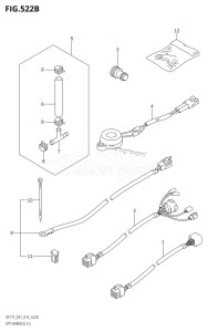 DF175T From 17502F-410001 (E01 E40)  2014 drawing OPT:HARNESS (1) (DF150T:E40)