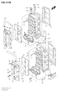 DF250 From 25003F-910001 (E01 E40)  2019 drawing CYLINDER HEAD (DF250T,DF250Z)