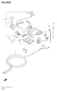 DF9.9A From 00994F-210001 (P01)  2012 drawing HARNESS (DF8A:P01)