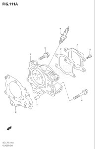 00251F-780001 (2007) 2.5hp P01-Gen. Export 1 (DF2.5K7) DF2.5 drawing CYLINDER HEAD