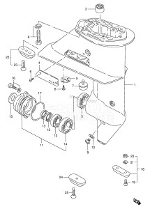 DT8S From 0801-634102 ()  1986 drawing GEAR CASE