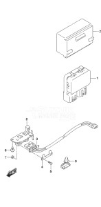 Outboard DF 30A drawing PTT Switch Tiller Handle w/Power Tilt