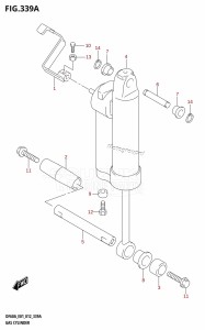 DF40A From 04003F-210001 (E01)  2012 drawing GAS CYLINDER (DF40AQH:E01)