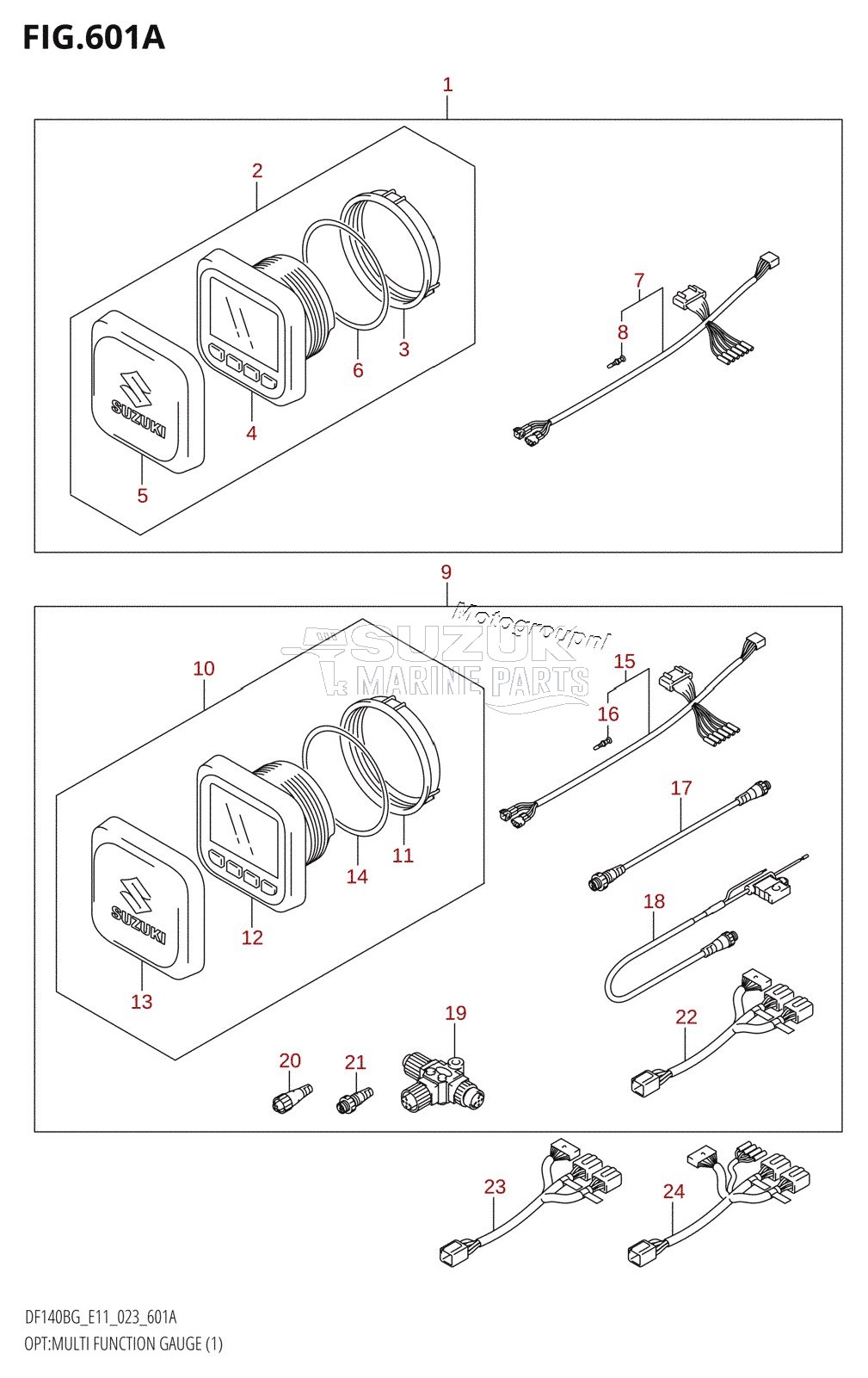 OPT:MULTI FUNCTION GAUGE (1) (021)