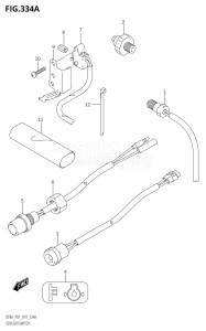 00994F-910001 (2019) 9.9hp P01-Gen. Export 1 (DF9.9A  DF9.9AR) DF9.9A drawing SENSOR / SWITCH (DF8A,DF9.9A)