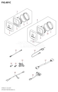 DF150AZ From 15003Z-240001 (E11 E40)  2022 drawing OPT:MULTI FUNCTION GAUGE (1) (023)