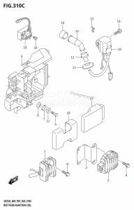 DF30A From 03003F-440001 (P01 - P40)  2024 drawing RECTIFIER /​ IGNITION COIL (DF30A)