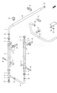 DF 250 drawing Fuel Injector