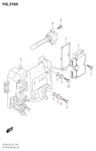 DF150AZ From 15003Z-910001 (E03)  2019 drawing RECTIFIER /​ IGNITION COIL