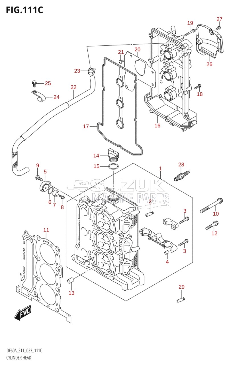 CYLINDER HEAD (022,023)