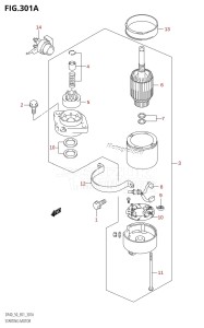 DF40 From 04001F-980001 (E01)  2009 drawing STARTING MOTOR (X,Y)