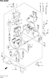 06003F-410001 (2014) 60hp E01 E40-Gen. Export 1 - Costa Rica (DF60AVT  DF60AVTH) DF60A drawing HARNESS (DF60A:E40)