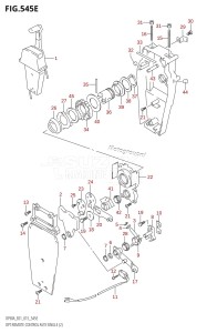 DF70A From 07003F-510001 (E03)  2015 drawing OPT:REMOTE CONTROL ASSY SINGLE (2) (DF90A:E01)