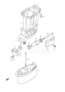 DF 50A drawing Drive Shaft Housing