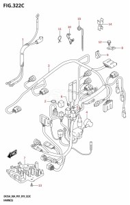 DF25A From 02504F-910001 (P01)  2019 drawing HARNESS (DF25AT,DF30AT)