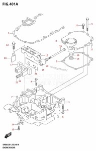 DF40A From 04003F-210001 (E01)  2012 drawing ENGINE HOLDER (DF40A:E01)