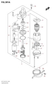 DF150Z From 15002Z-510001 (E03)  2015 drawing STARTING MOTOR