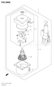 00993F-110001 (2011) 9.9hp P03-U.S.A (DF9.9T  DF9.9TH) DF9.9 drawing PTT MOTOR (DF9.9T:P03)