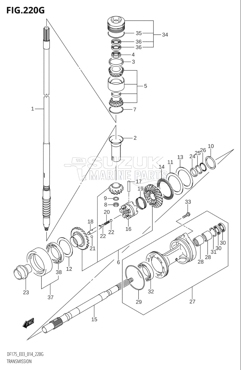 TRANSMISSION (DF175Z:E03)