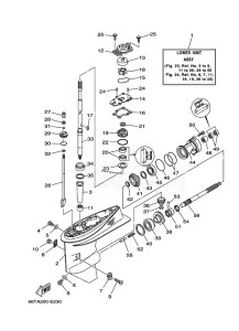 E40XMHS drawing PROPELLER-HOUSING-AND-TRANSMISSION-1